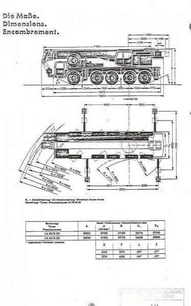 Dźwig LIEBHERR LTM 1090 dokumentacja 1